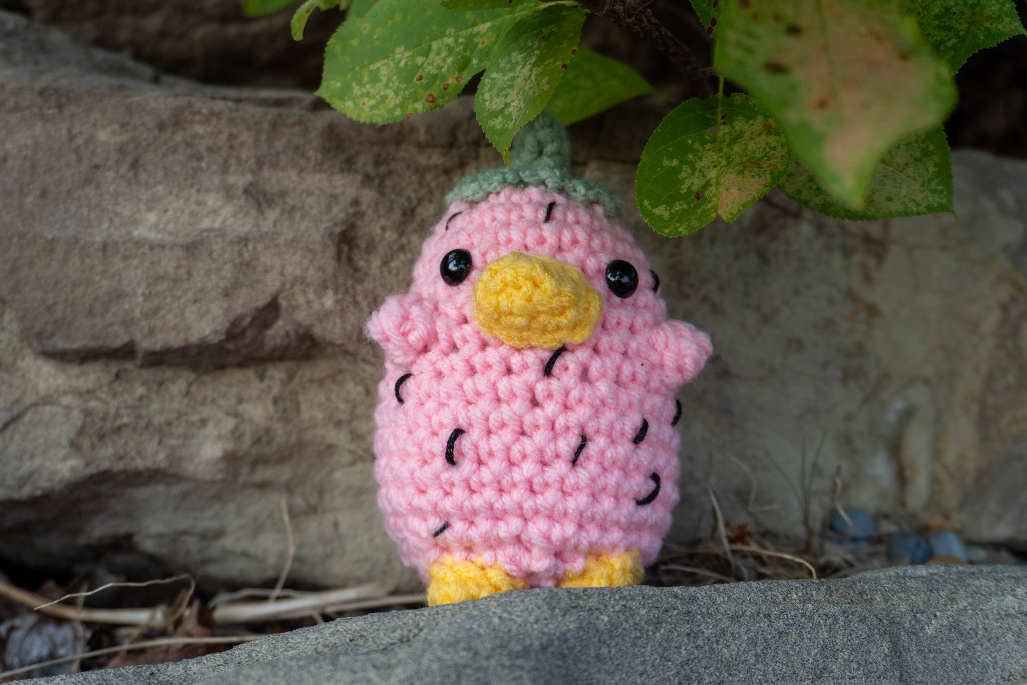 Mini Silly Bird - Customizable Handmade Crochet Amigurumi Bird