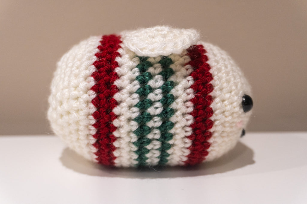 Original Holiday Bee - Customizable Handmade Crochet Amigurumi Bee