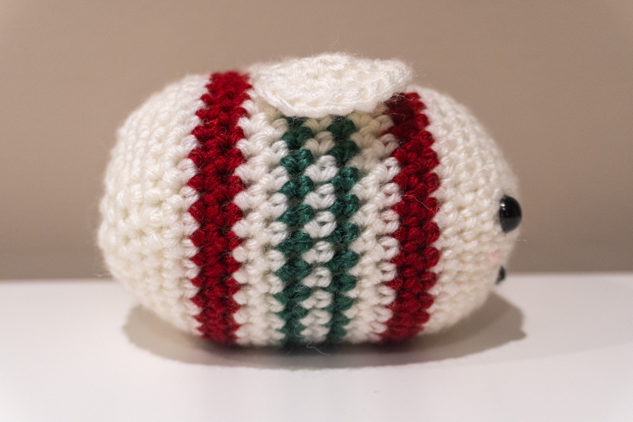 Original Holiday Bee - Customizable Handmade Crochet Amigurumi Bee