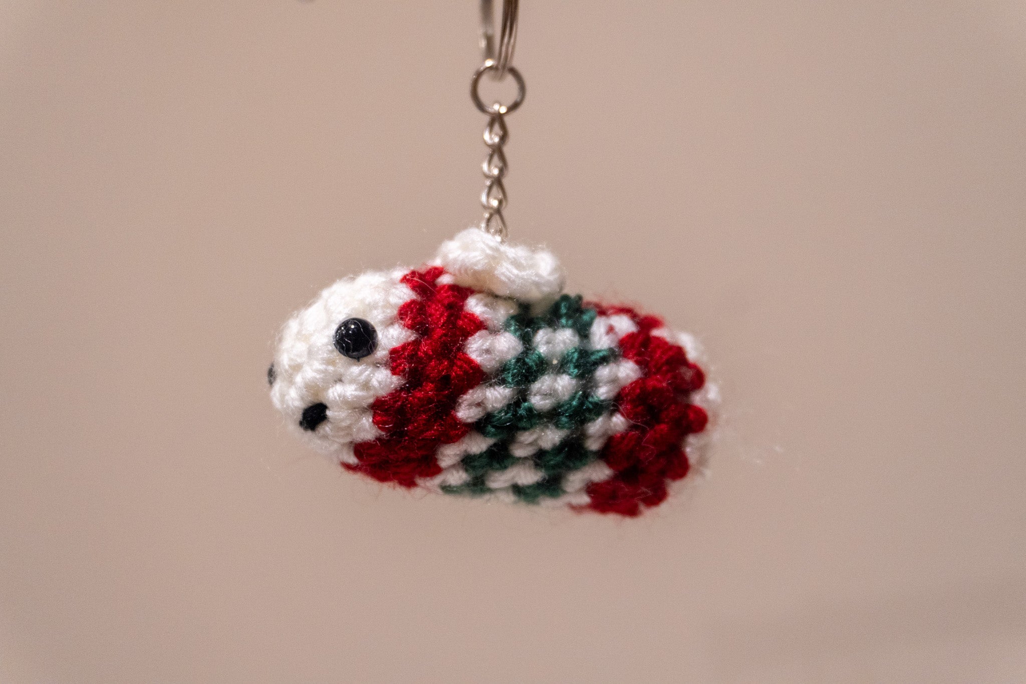 Micro Bee - Handmade Crochet Plushie Keychain
