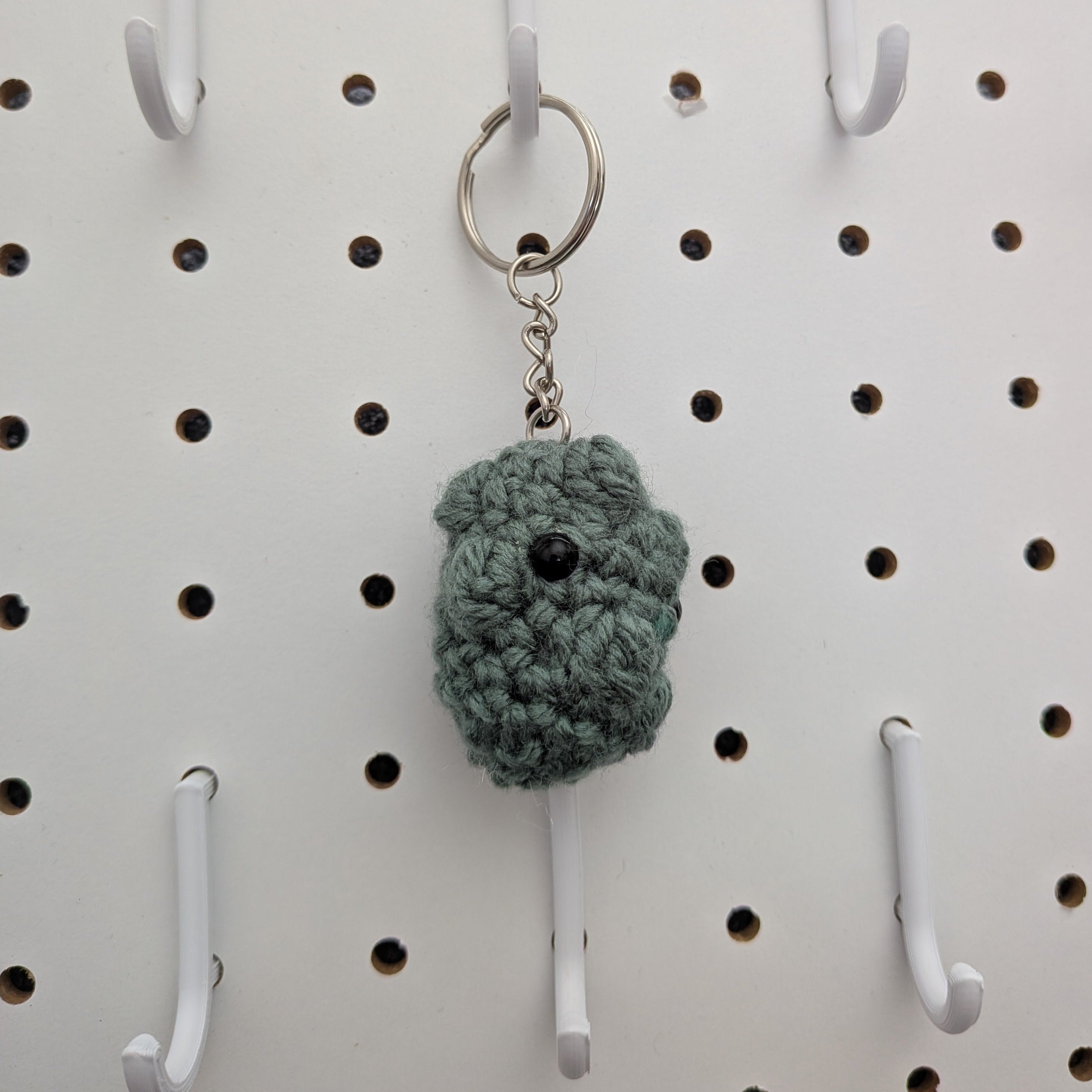 Pickle Keychain - Handmade Crochet Plushie Keychain