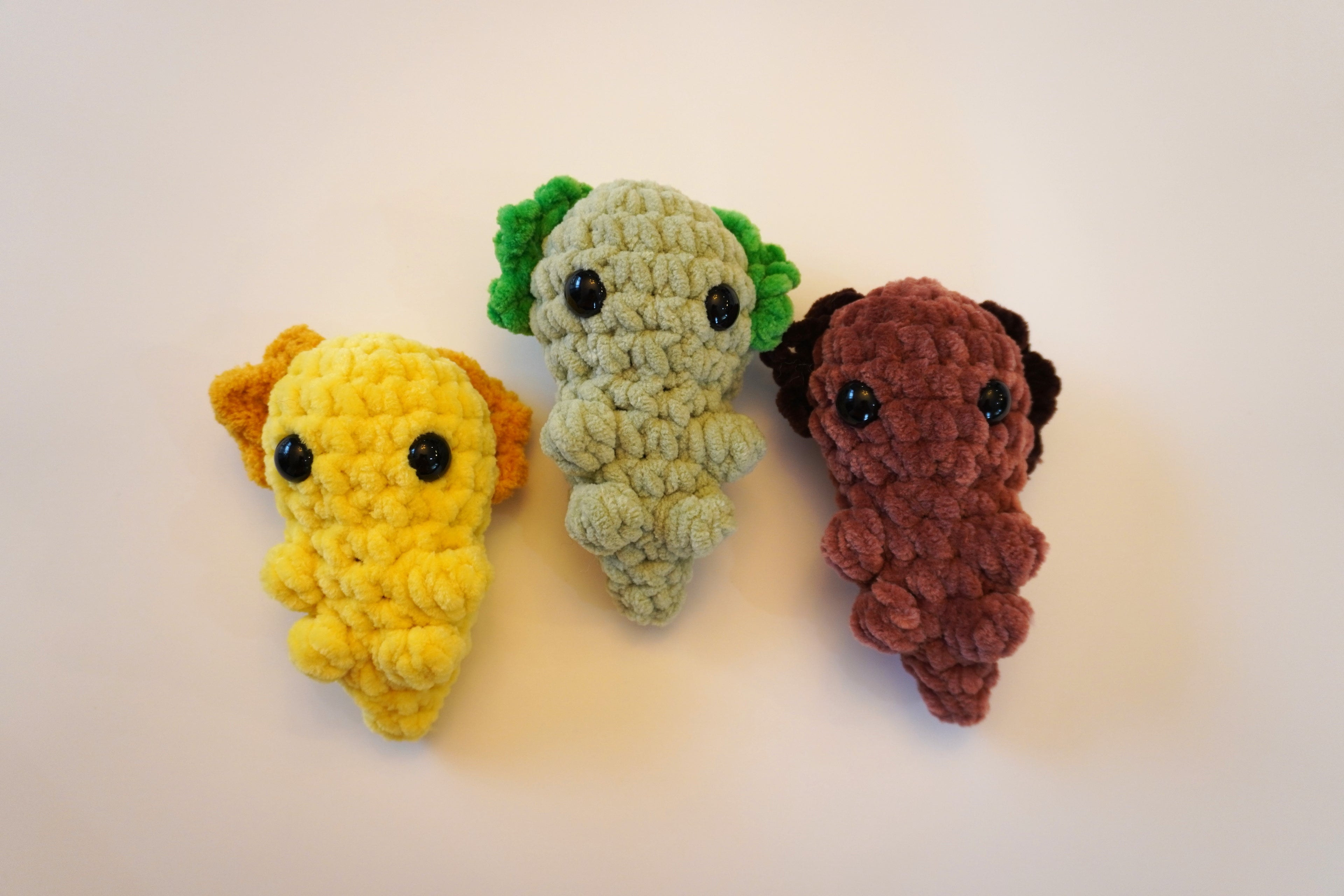 Mini Axolotl - Custom Handmade Crochet Plushies