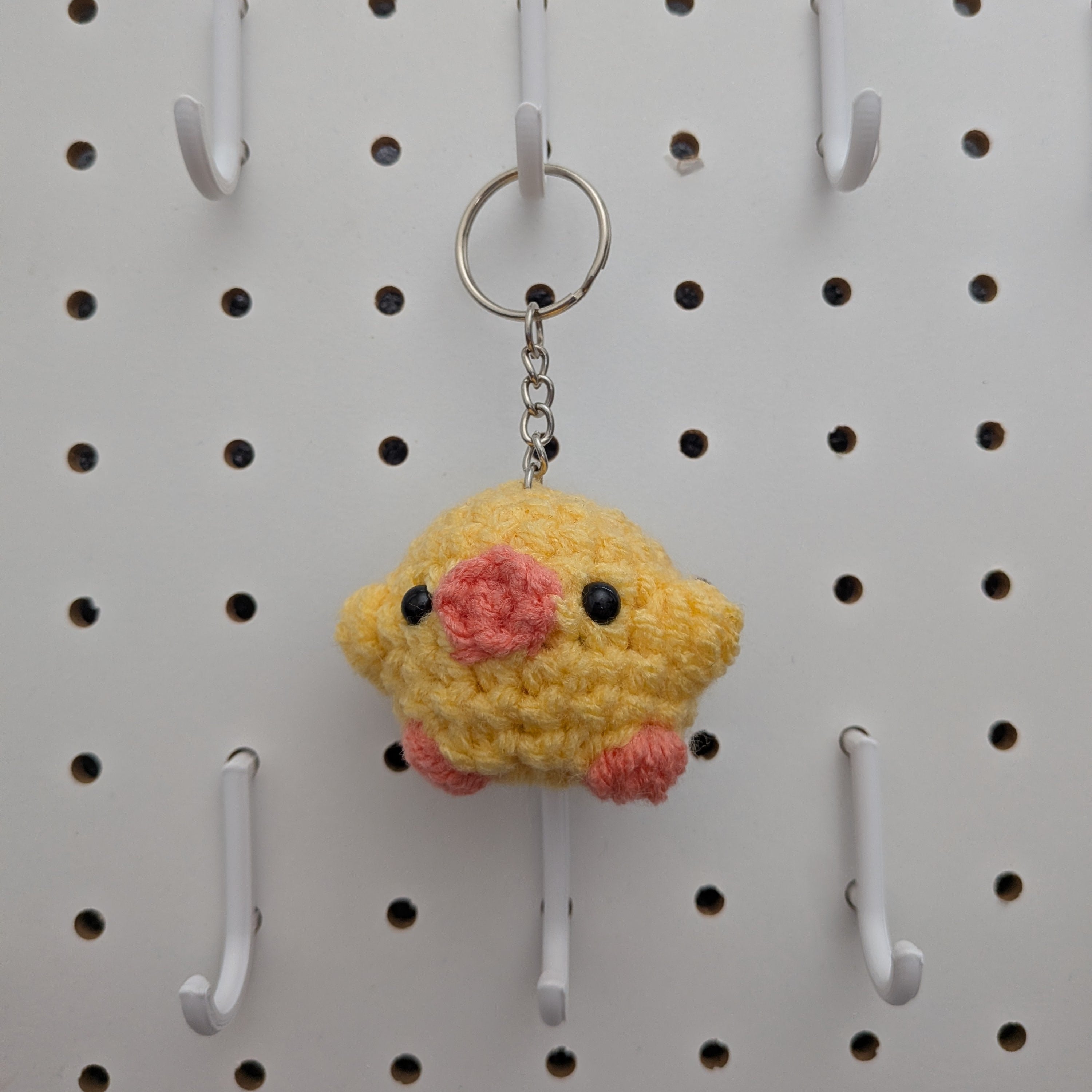 Bird Keychain - Handmade Crochet Plushie Keychain