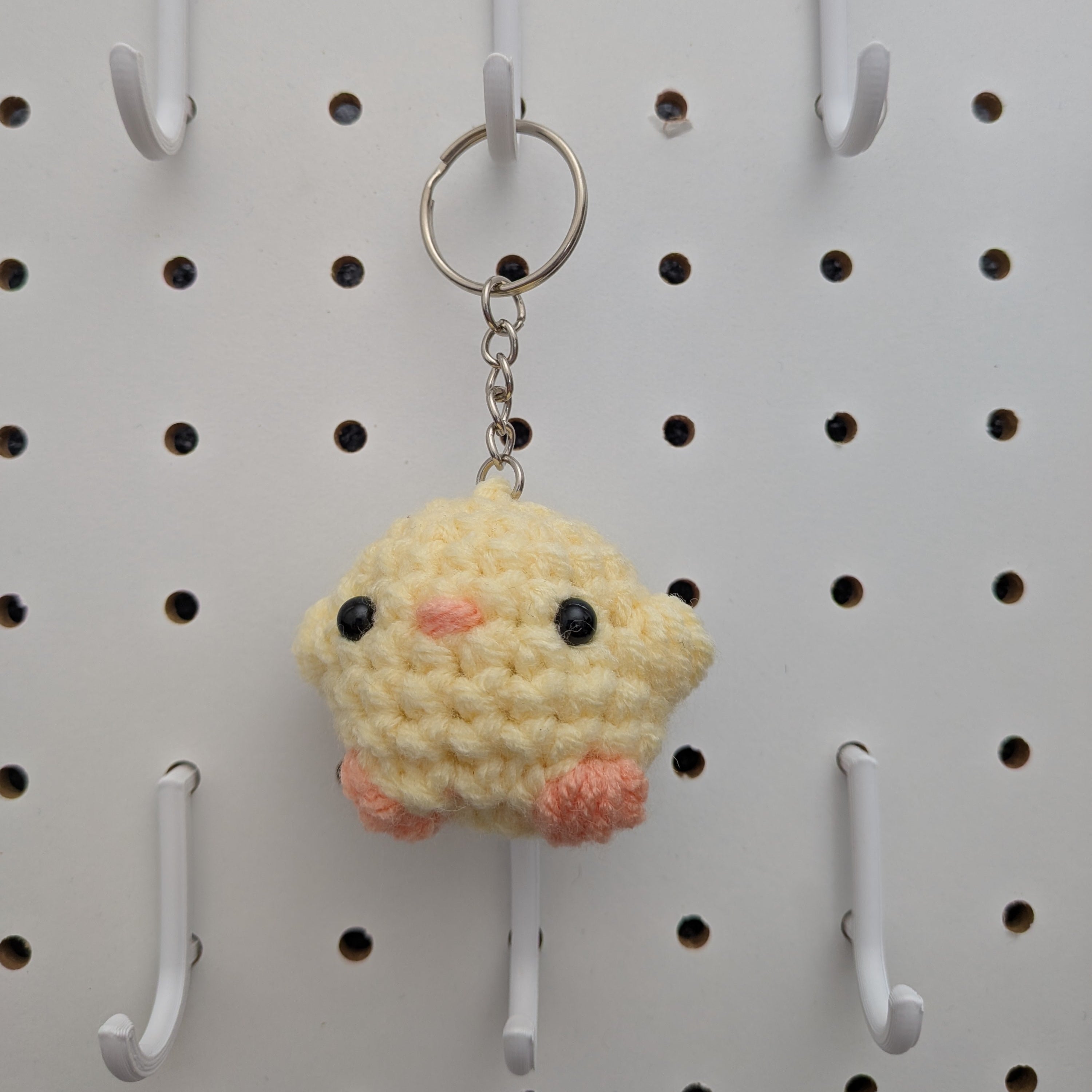 Bird Keychain - Handmade Crochet Plushie Keychain