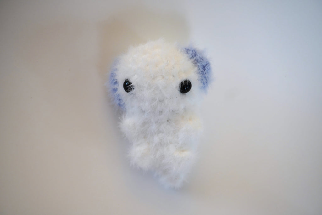 Fuzzy Mini Axolotl - Handmade Crochet Plushie