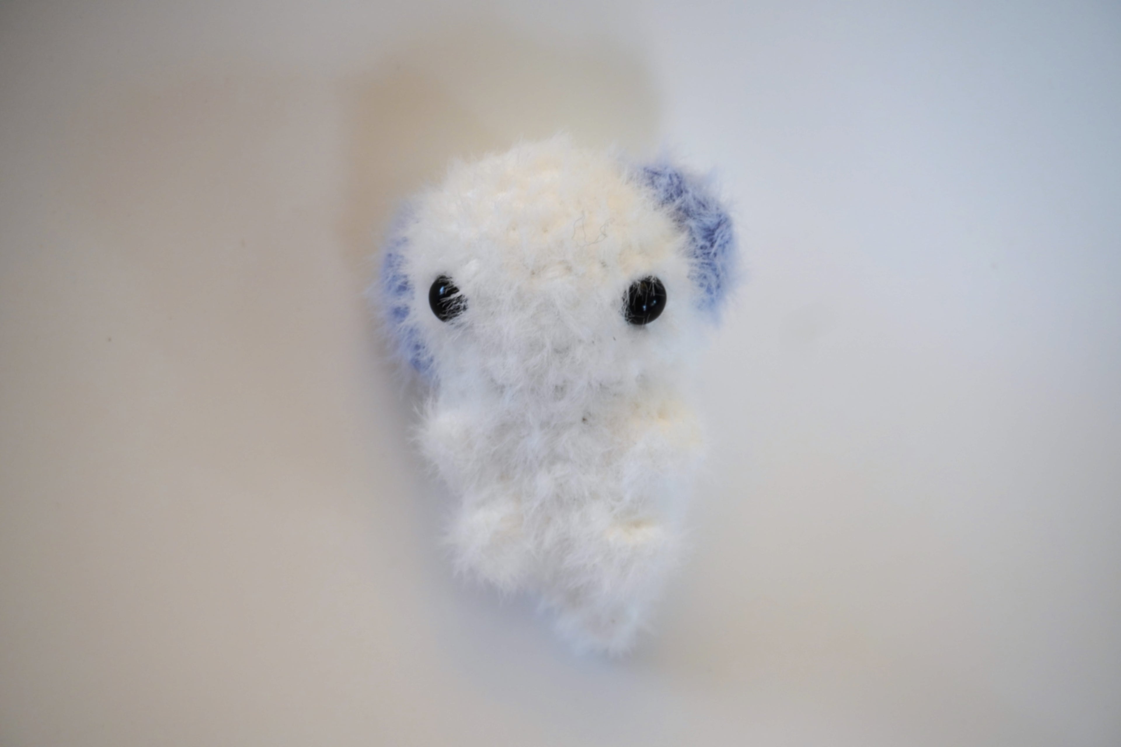 Fuzzy Mini Axolotl - Handmade Crochet Plushie