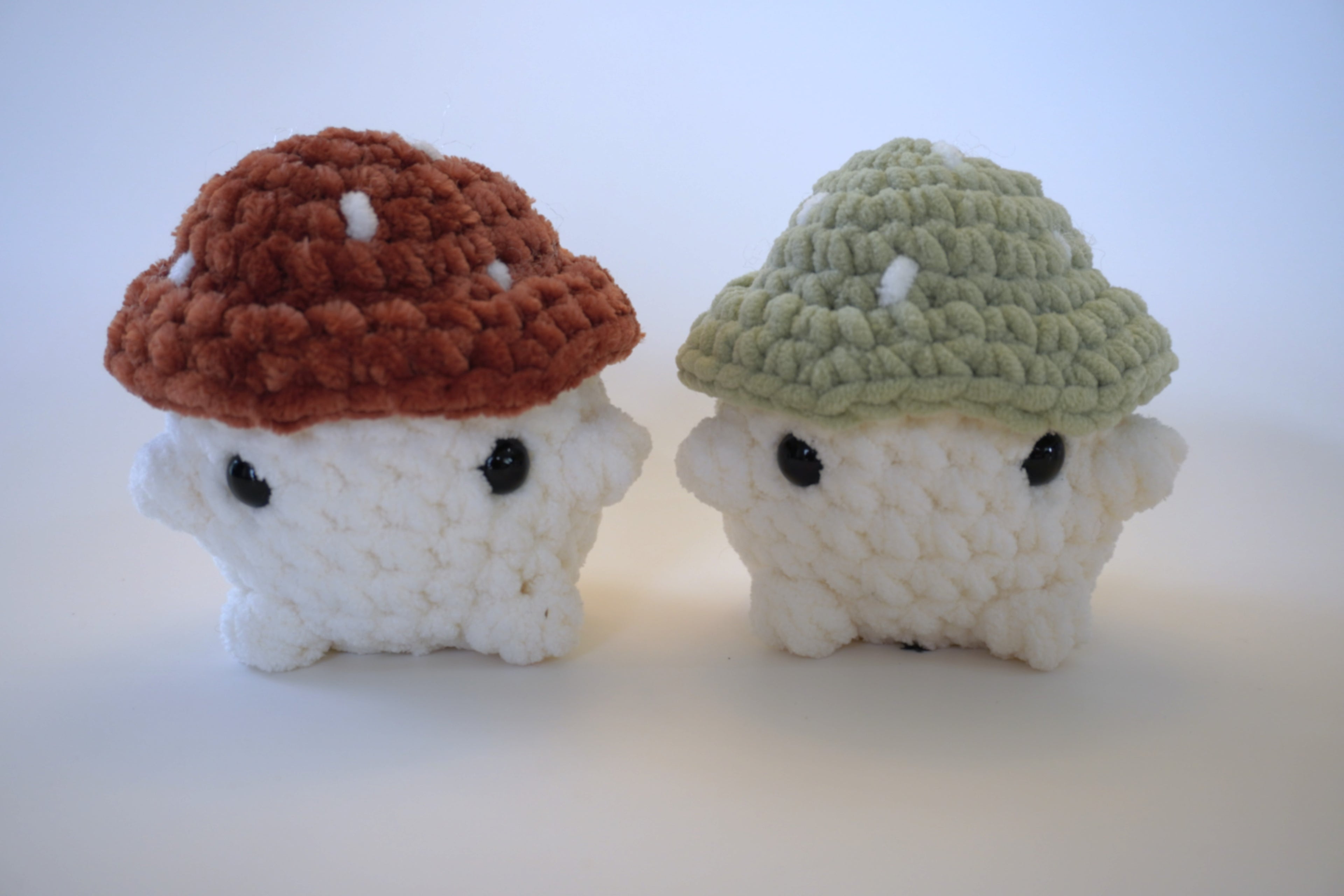 Chunky Mushroom Boy - Handmade Crochet Plushie