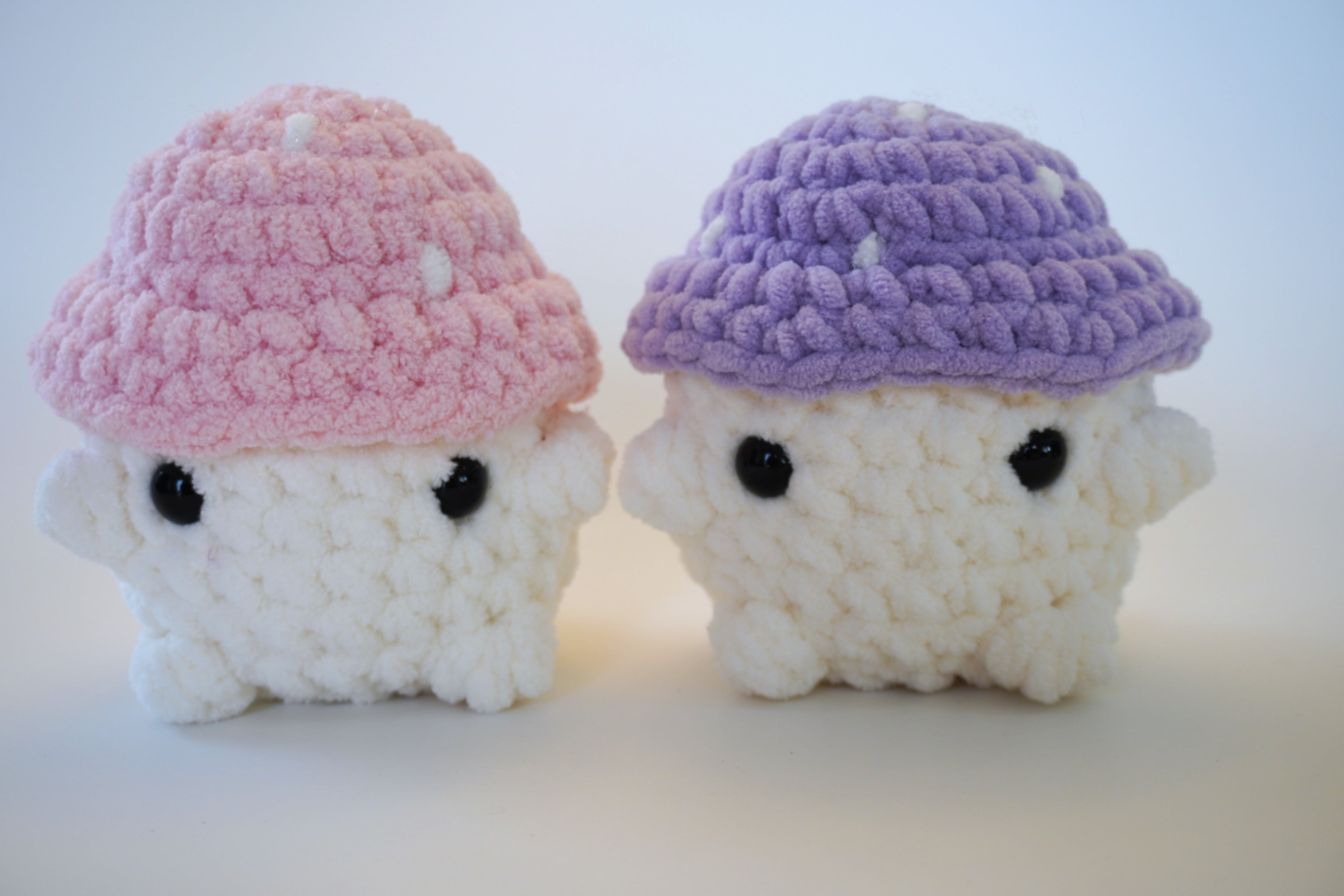 Chunky Mushroom Boy - Handmade Crochet Plushie