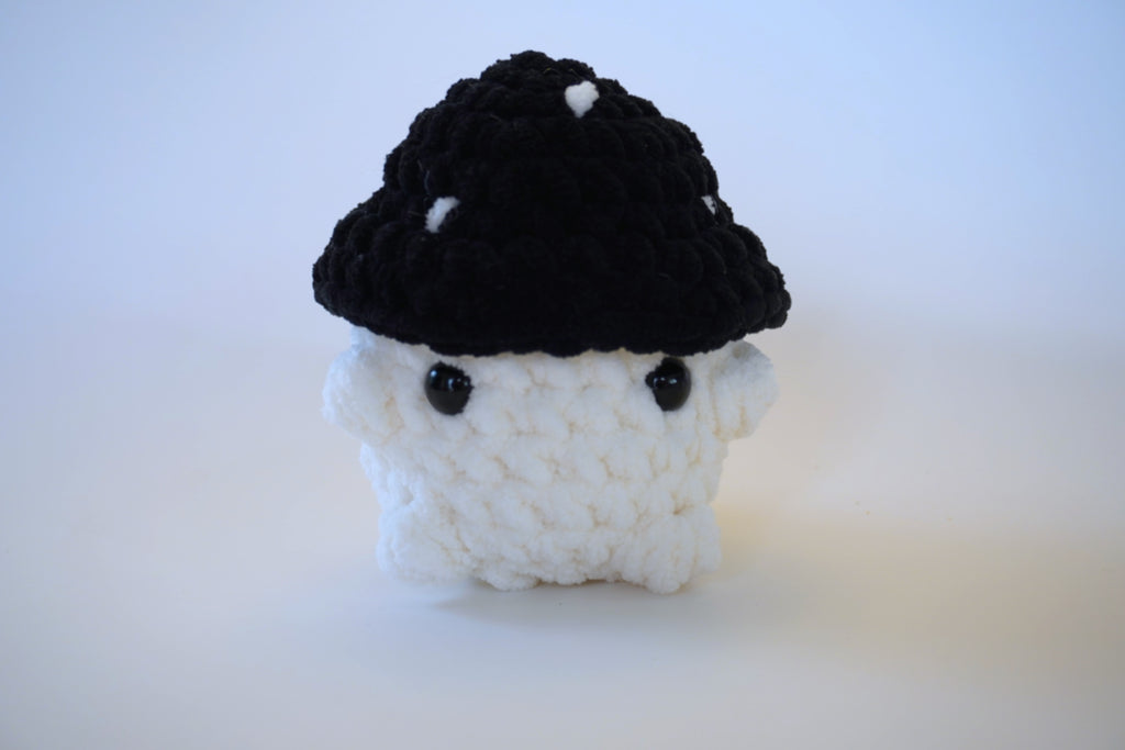 Chunky Mushroom Boy - Handmade Crochet Plushie