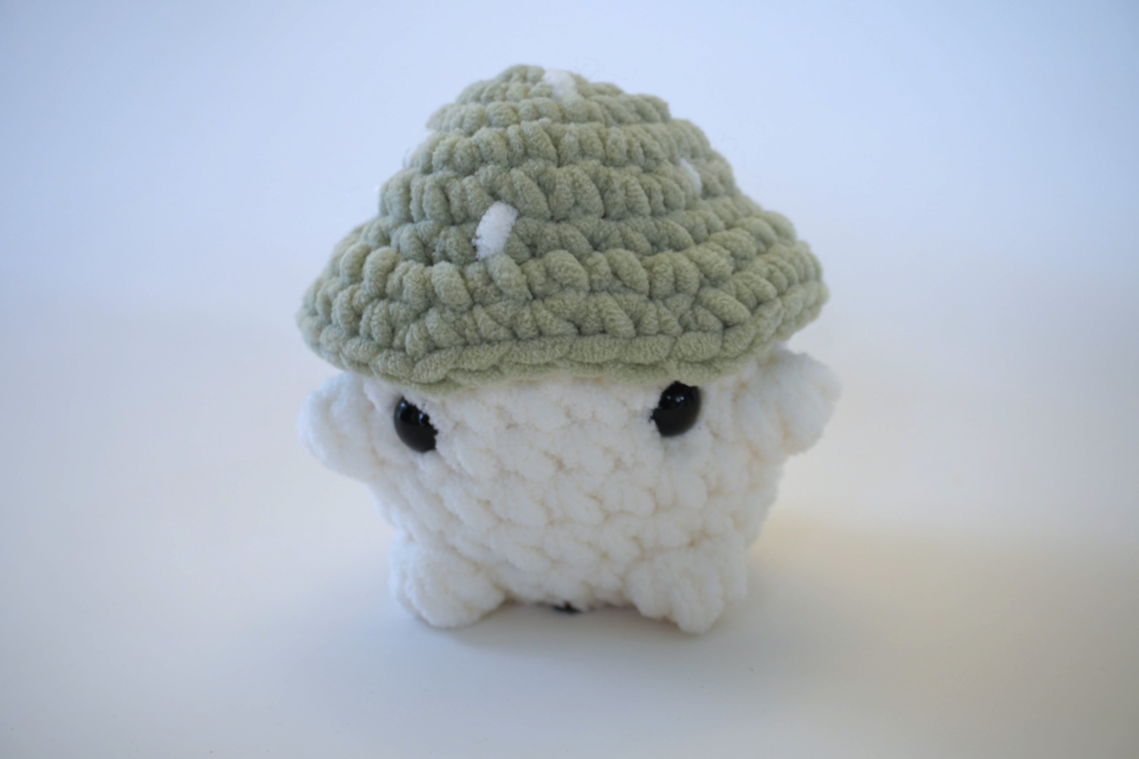 Chunky Mushroom Boy - Handmade Crochet Plushie