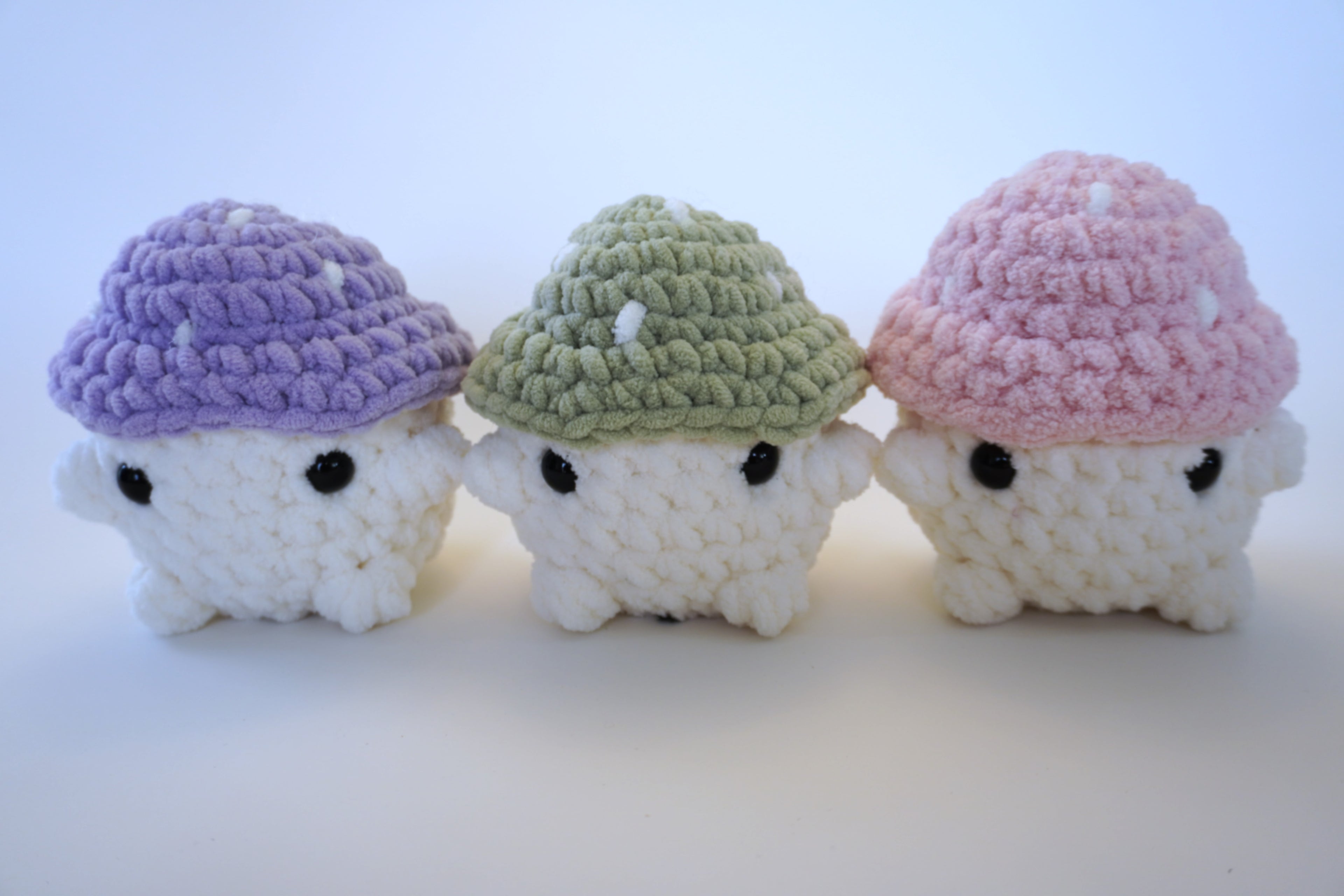 Chunky Mushroom Boy - Handmade Crochet Plushie