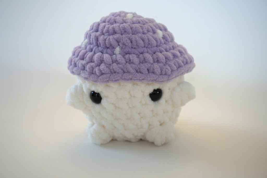 Chunky Mushroom Boy - Handmade Crochet Plushie