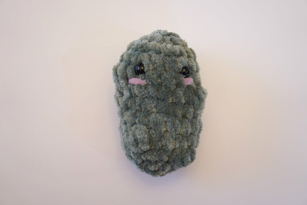 Mini Pickle - Handmade Crochet Plushie