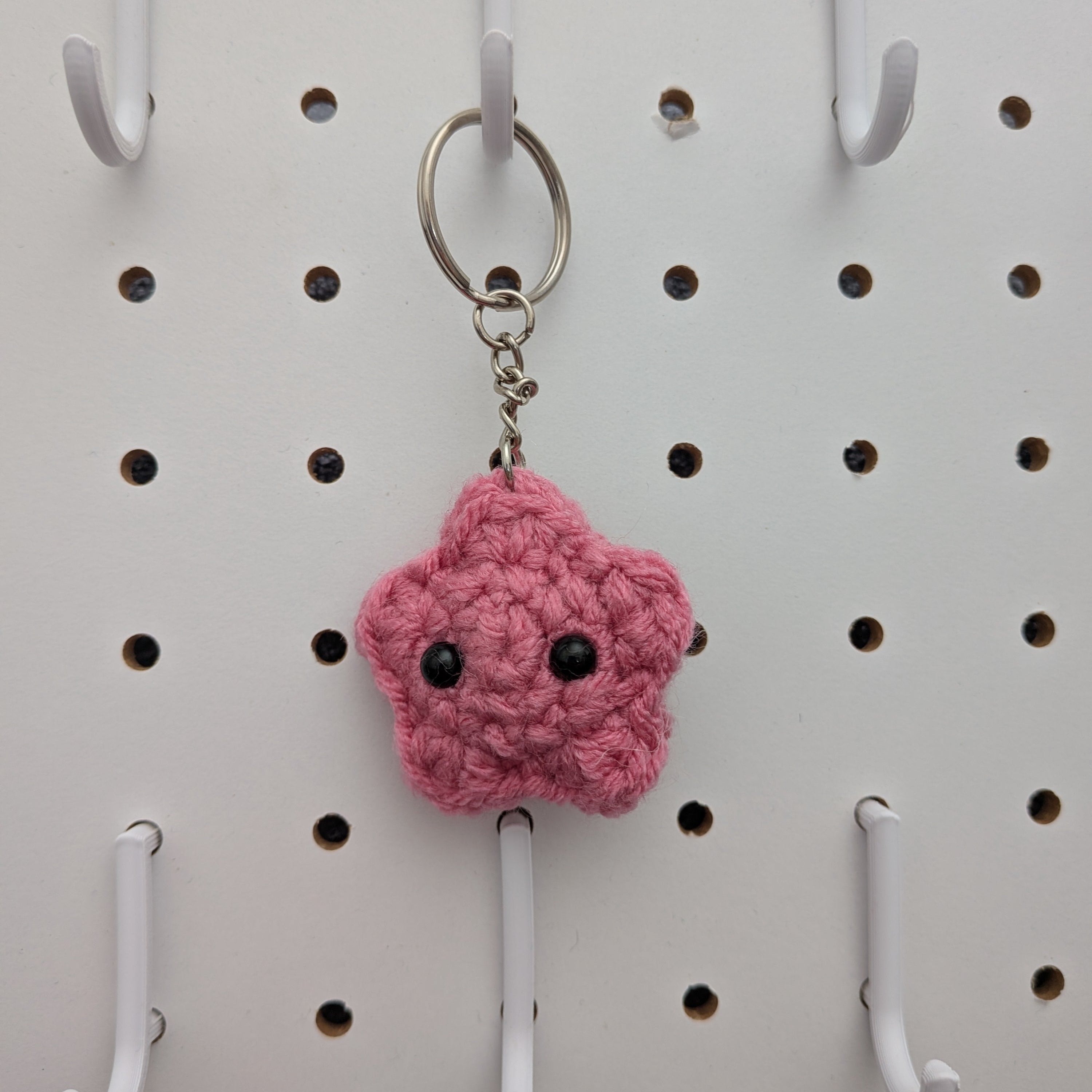 Star Keychain - Handmade Crochet Plushie Keychain