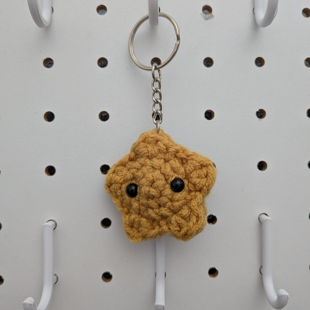 Star Keychain - Handmade Crochet Plushie Keychain