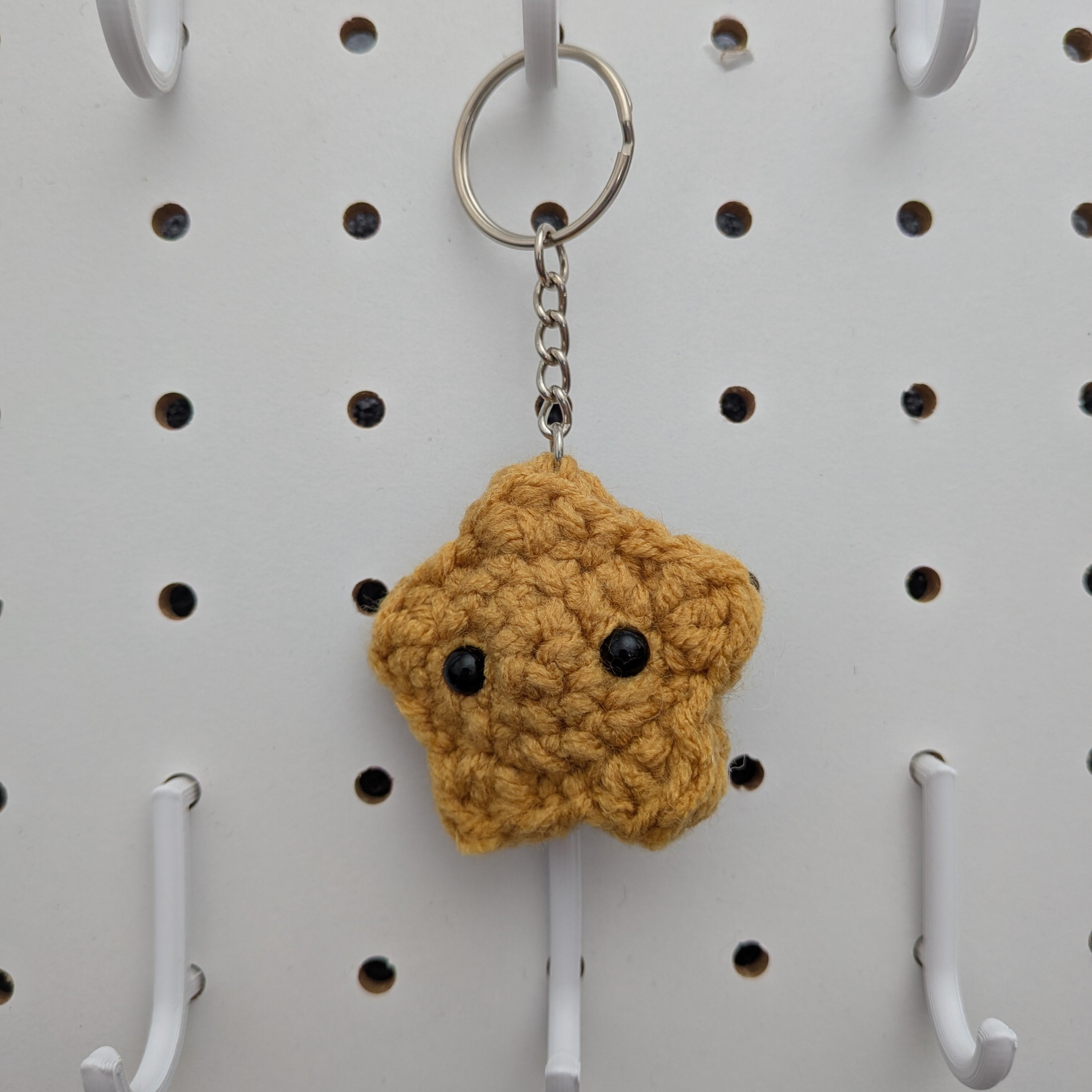 Star Keychain - Handmade Crochet Plushie Keychain
