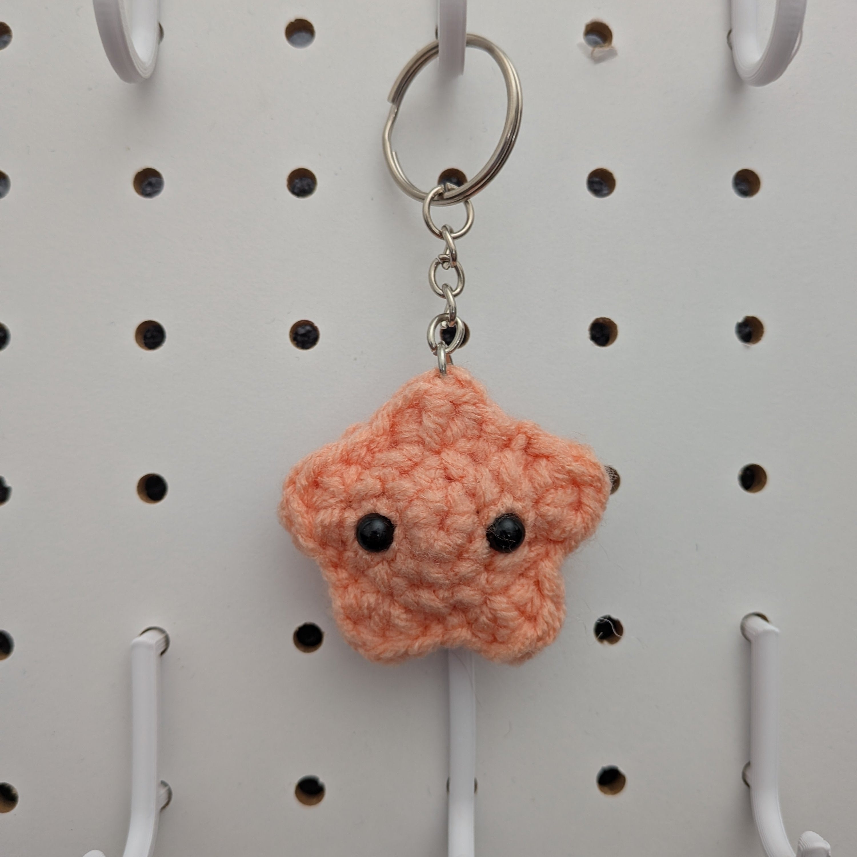 Star Keychain - Handmade Crochet Plushie Keychain