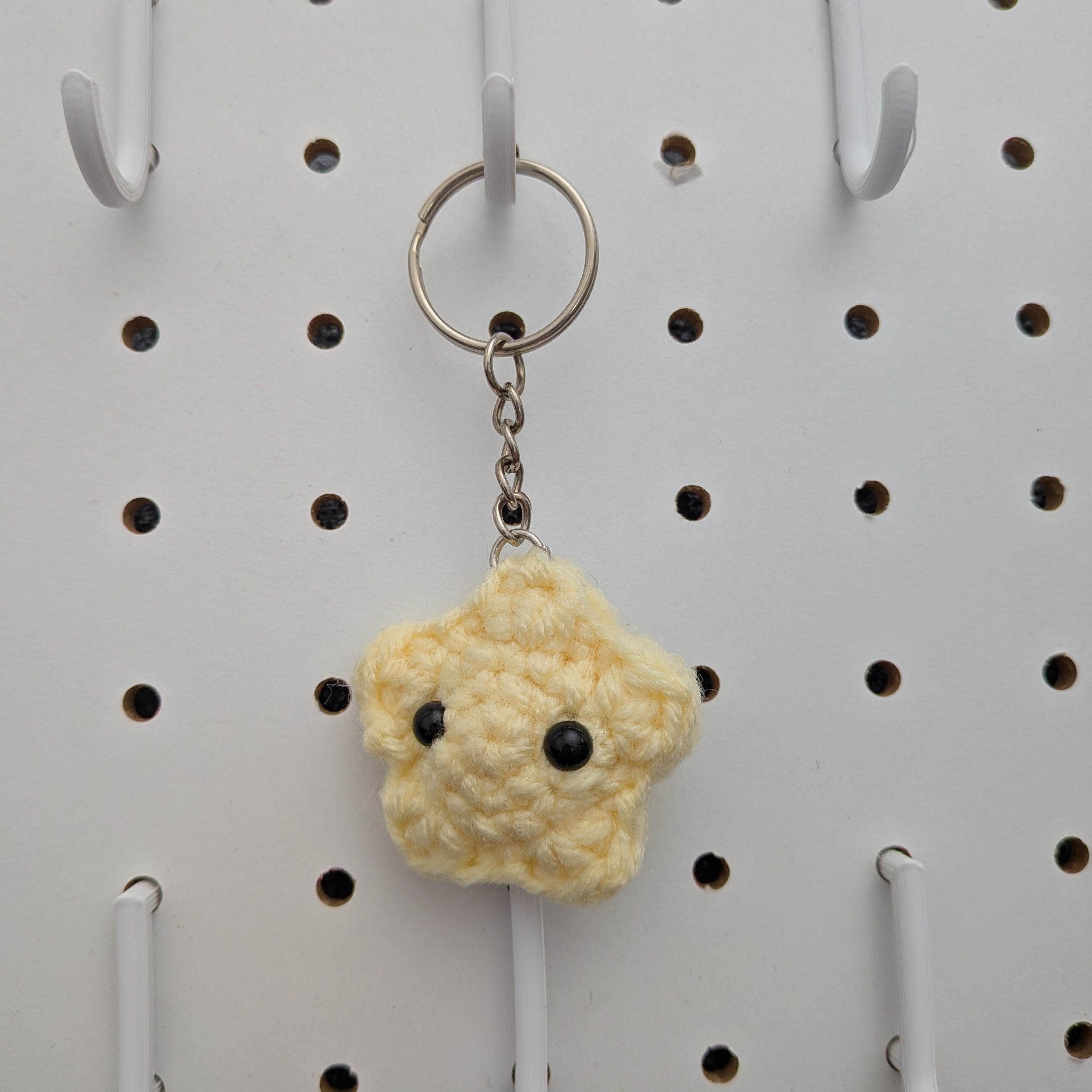 Star Keychain - Handmade Crochet Plushie Keychain
